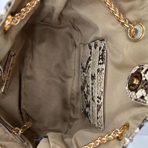 New‎ MMS Design Studio Snake Python Style Purse Mini Party Formal Chain Strap - Picture 3 of 5